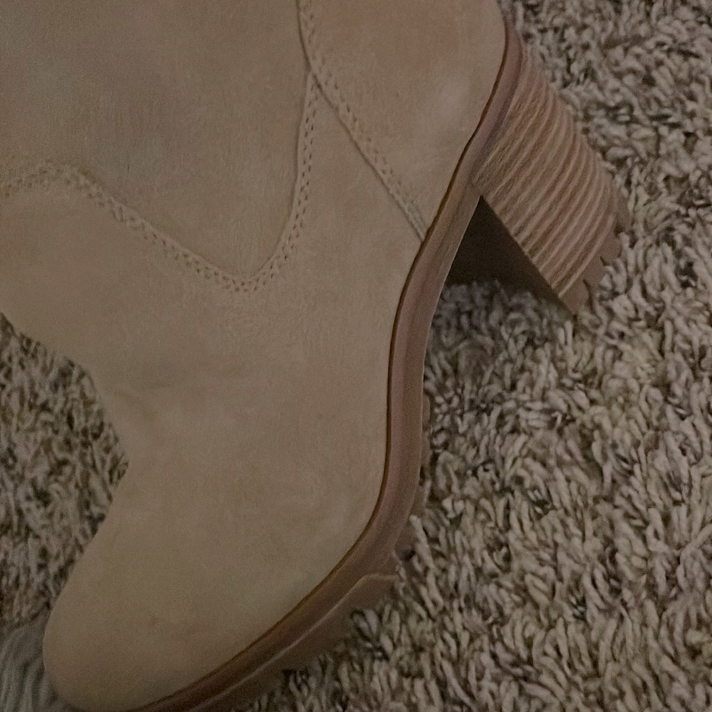 Over the knee tan boots - Vince Camuto
